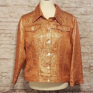 Lark Lane Copper & Gold Jacket